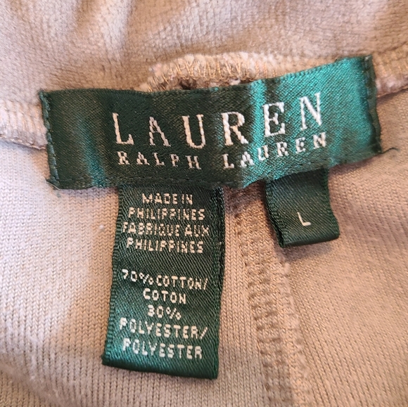 Ralph Lauren Lauren Women's Flare Leg Trousers, Size: Large Color: Tan - Picture 6 of 15